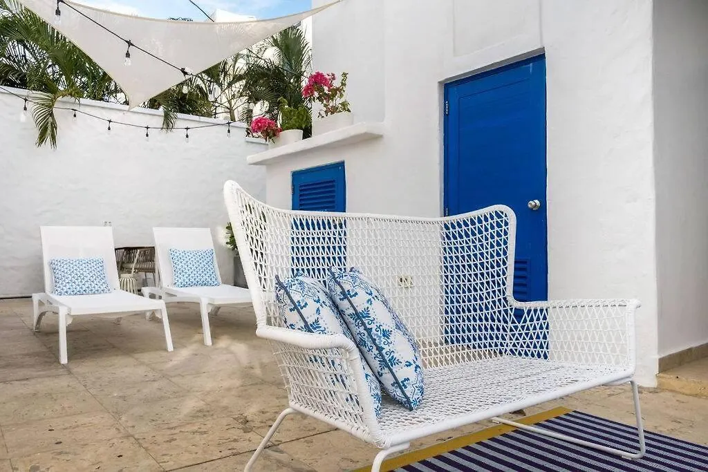 סן חואן Santorini Villa 9Bd/9B+Pool Beach House @Oceanpark