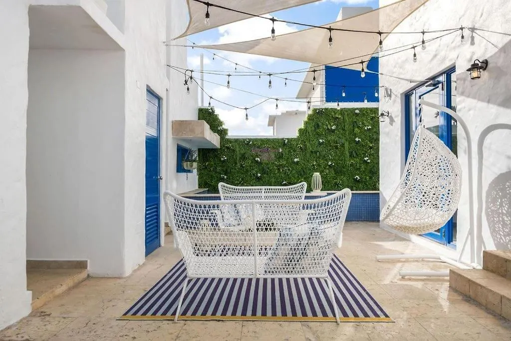 סן חואן Santorini Villa 9Bd/9B+Pool Beach House @Oceanpark פוארטו ריקו